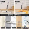 Mops Spray Mop Broom Set Magic Flat pour sol outil de nettoyage de la maison balais ménage avec tampons en microfibre réutilisables rotatifs 231215