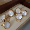 Bröllopsringar Vintage Natural Clear Shell Rings for Women smycken Runway Party T Show Fancy Trendy Boho Ins Japan 231214