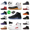 Jumpman 12 Brilliant Orange 농구화 유틸리티 갈기 12s Black University Gold J12 체리 트위스트 감마 블루 플레이 오프 낮은 부활절 신발 스포츠 운동화 트레이너