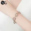 Brazalete UNY Pulsera Diseñador Marca David Pulseras inspiradas Joyería de mujer antigua Cable Alambre Pulsera vintage Regalos de Navidad Pulseras 231215