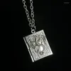 Pendant Necklaces Dragon Knight Po Box With Openable Necklace Unique Middle Ages Design Advanced Retro Trendy Cool Accessories Gifts