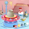 Other Toys Soft Pottery Clay No burning No bake Machine Electric Turntable Hand painted Embryonic 231215