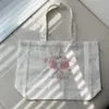 Sacos de compras Beverly Hills 1984 Atletismo Tênis Bordado Moda Mulheres Bolsa de Lona Estilo Vintage Estética Bolsa Tote 231215