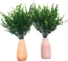 Decorative Flowers 4pcs Artificial Shrubs Bushes Green Plants Wedding Indoor Outdoor Home Garden Verandah Kitchen Office Table Centerpieces