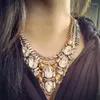 Chains Europe And The United States Hipster Street S With Brass Vintage Full Diamond Necklace