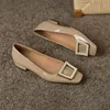 Chaussures habillées 9 ans boutique en cuir véritable naturel femmes talons bout carré confortable mode loisirs rue talon haut