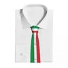 Bow Ties italiensk flagga av Italien italia Slipsan Casual Polyester 8 cm bred nacke för män dagligen slit gravat med bröllopstillbehör