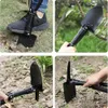 Spade Shovel pliant Mini militaire de survie en plein air outils portables en métal pour les enfants creusant jardin plantation sable dragage 231215