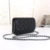 2023 CF All Caviar Patent Leather Bag Axel Bag Crossbody Bag Highend Womens Bag Versatile Style Luxury Brand Large Capacity Bag Mini TN Designer Bag Size