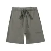 2024SS mens shorts High Street print Drawstring Pant Elastic Waist Outdoor Fitness Sport Pants