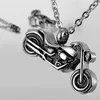 Pendentif Colliers Cool Design Keepsake Urn Moto Memorial Cendres Collier Bijoux Pour Homme Garçon Femmes Cadeau