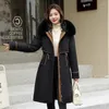 Women's Trench Coats Casual Fashion 2023 Female Winter Parkas For Women Long Thick Parka Liner Remove Jacket Feminine Clothes