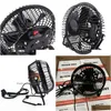 Other Desk Accessories Wholesale Mini Plug Fan Home Office Car Nail Enhancement 5 Blades High Power Cooler Cooling 15.5X11.5X15Cm Dr Dhxdx