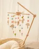 Mobiles bébé jouet lit en bois cloche lune nuages hochet pour né développement bricolage accessoires berceau support bras supports cadeaux 231215