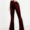 Women's Pants Women Wear Flared High Waisted Yoga For Slimming Stripe Tracksuit Color Legging Faux Leather Utility