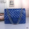 2023 CF All Caviar Patent Leather Bag Axel Bag Crossbody Bag Highend Womens Bag Versatile Style Luxury Brand Large Capacity Bag Mini TN Designer Bag Size