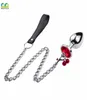 Rvs Leash Chain Anale Plug Met Bells Stimuleren Butt Massage SM Volwassen Erotische GSpot Speeltjes voor WomenMan 18 B ESTCO 4161603