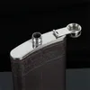 Hip Flasks High Quality Men 9 OZ Hip Flask Set Stainless Steel Flask Male 231214