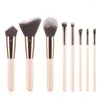 Make -upborstels /Set ingesteld voor Cosmetic Foundation Powder Blush Eyeshadow Kabuki Mening Good Quality Make -Up Brush Cosmetics