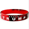 Silikon Trump Armband Präsident Wahl Armband Beliebtes Armband für Erwachsene Sportarmband Personalisiertes Logo mit Gravur DIY Private Geschenke