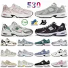 2024 Nieuwe Designer OG 530 Atletische Loopschoenen Witte Framboos Raincloud Heren Dames BB530 Blue Haze Sea Salt Rain Cloud B530 Dhgate Trainers Sneakers