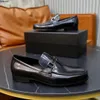 2023 Herenkleding Schoenen Mode Slip Op Merk Designer Oxfords Zakelijk Nieuwe Klassieke Lederen Flats Heren Pakken Loafers Maat 38-45 bhyq000004