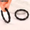 Hoop Huggie Vanku 2PCS Bamboo Ear Hanger Weight Stainless Steel Ear Gauges Plugs Earrings Punk For Women Body Jewelry Piercing Accessories 231214