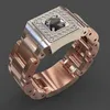 Victoria Wieck Vintage Fashion Jewelry 925 Sterling Silverrose Gold Fill Round Cut 5a Cubic Zirconia Women Wedding Band Ring för 273m