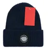 Designer Beanies Canadá Malha Goose Cap Moda Cashmere Crânio Caps Homens Mulheres Luxo Pashm Quente Beanie Outono Inverno Um Chapéu De Malha 2384 Knit Cap