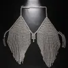 Overige mode-accessoires Stonefans Rave Crystal Kwastje Bikini Bh Chain Lingerie Outfit Dames 2023 Festival Top Strass Sexy Bo Chain Jurk sieradenL231215
