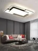 天井のライトモダンな鉛リビングルームランプベッドルームキッチンホーム屋内装飾シャンデリアスクエアダム可能なランパラテマ