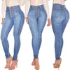 Jeans para mujer Cintura alta para mujer Butt Push Up Tobillo Longitud Pantalones Bolsillos Flaco Control de barriga Elasticidad colombiana 231215
