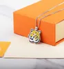 Diseñadores Collar Joyas de lujo Collares de tigre de alta calidad Acero de titanio Pareja sin desvanecimiento Hombre Mujer Año de los Tigres Zo2388901