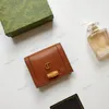 Designer Luxury Diana Bamboo Purse Plånböcker Matelasse Card Holder Classic Quilted Leather Soft Women's Plånbok Purses Kort kopplingsväska med originalbox grossist