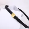 Lowee Designer Belt för kvinnors äkta läderanagrambälte 20mm Amazona Padlock Belt E619Z15X12 Fashion Midjeband Woman Midjeband med låda