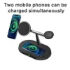 3 in 1 Wireless Charging Station Fast Charging Stand Magnetic Wireless Charger For iPhone, iWatch, Airpods Series Multifunctional Charger