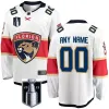 カスタムFlorida'''Panthers'2023 Stanley Cup Final Hockey Jersey Leaksander Barkov Matthew Tkachuk Me Sergei Bobrovsky Carter Verhaeghe Sam