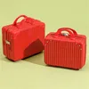 suitcases Small Makeup Mini Handheld 14 Red New Year Gift Box 16 inch Password Travel Luggage 231215