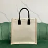Torebka na płótnie 48 cm 10a lustrzana wysokiej jakości torba projektantów luksusowa torba na ramię kobiety z pudełkiem Y066