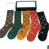 GGITY GC GG Erkek Çorap Tasarımcıları Erkek Kadınlar Beş S Sp Spor Kış Kafesi Mektubu Baskılar Pamuklu Adam Kadın Çorap Kutu Damla Teslimatla DHV0U 333