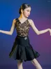 Stage Wear Costume da ballo latino premium 2023 Set di spettacoli per bambini per allenamento estivo per ragazze