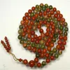 Pendentifs 6mm naturel rouge jaspe pierre précieuse 108 perles Mala collier prier Chakra Reiki guérison manchette spiritualité bouddhisme poignet fait à la main