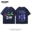 Depeche Mode fängt das trendige Band-Kurzarm-T-Shirt für Männer und Frauen und den neuen Sommer-Rock'n'Roll-Retro-Halbarm-Trend aus Baumwolle ein