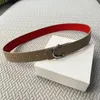 Designer Reversible Belt Red Bottom Man Women Fashion Buckle Belt 3.8cm width 105cm-125cm Gold Silver Letters buckle business casual style waistband with box