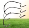 5 Sizes 1050 38105 Worm Hook High Carbon Steel Barbed Hooks Asian Carp Fishing Gear 200 Pieces Lot BL052791364