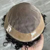 Parrucche per bambini da uomo Capelli umani neri naturali Toupee Mono pizzo Parrucca maschile Protesi durevole Uomo 6 "Sistema di ricambio Dritto Traspirante 231215