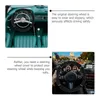 Steering Wheel Covers Cover Plush Warm Car Nonslip Winter Accessories For Truck SUV ( Black )