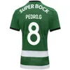 Man Sporting 9 GYOKERES Voetbalshirt CP Lissabon 2023 24 Club Team 20 PAULINHO 10 EDWARDS 8 GONCALVES 11 SANTOS 26 DIOMANDE ESGAIO MORITA Voetbalshirttenues Uniform