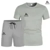 Men de concepteur Tracksuit Summer Hot T-shirts Short S Sports Sports Brand Print Loisir Fashion Coton Short Down 24