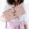 Wallets Women's Wallet Portfel Female Long Gold Hollow Leaves Pouch Handbag For Women Coin Purse Card Holders Portefeuille Fe257h